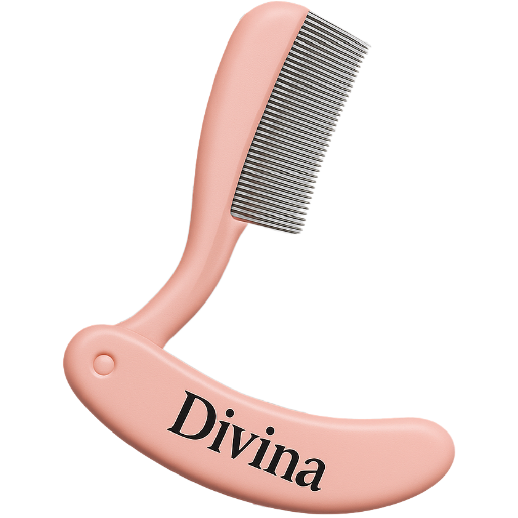 Pettine per ciglia pieghevole